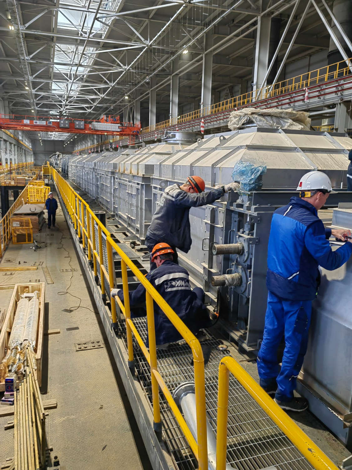 УММ 2 монтирует линию отжига и травления на РНК